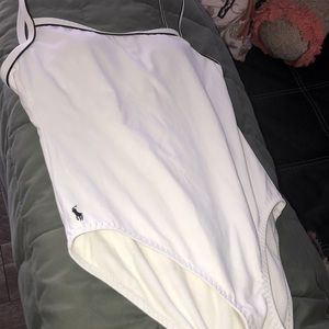 Gorgeous, sexy classic RALPH LAUREN BATHING SUIT, swimwear. Size 12. White
